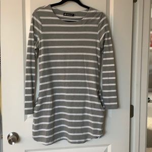 Striped cotton tunic